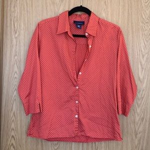 Polkadot button up shirt